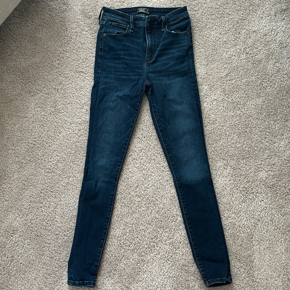 Abercrombie Dark Denim Skinny Jeans